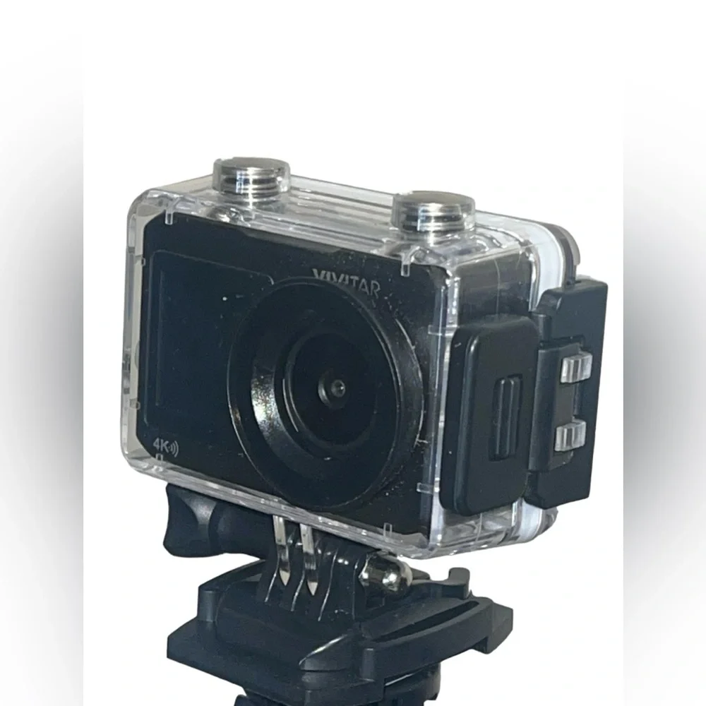 Vivitar DVR923 4K Ultra HD Action Camera Kit Dual Screen with Wifi Bonus Battery